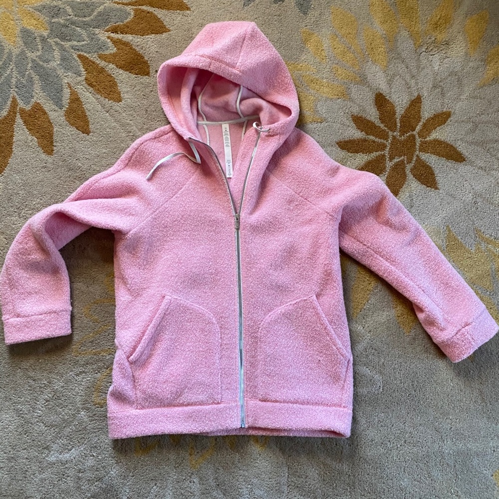 Lululemon So Sherpa Hooded Jacket - size 10